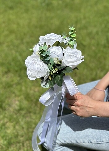 Gelin buketi nikah çiçeği  - Görsel 3