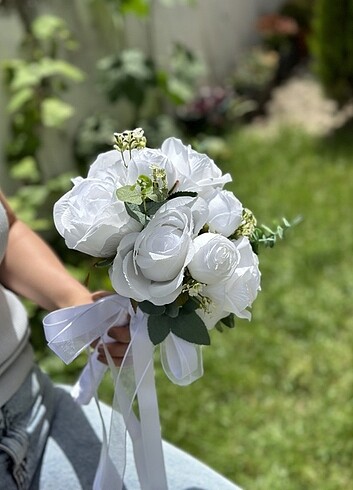 Gelin buketi nikah çiçeği  - Görsel 4