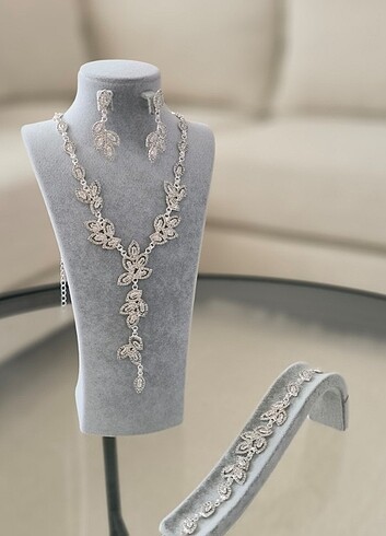 Premium zirkon bridal set  - Görsel 3