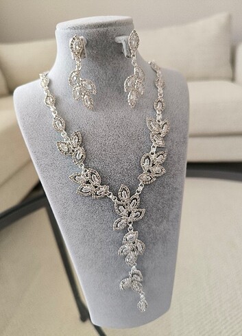 Premium zirkon bridal set  - Görsel 7