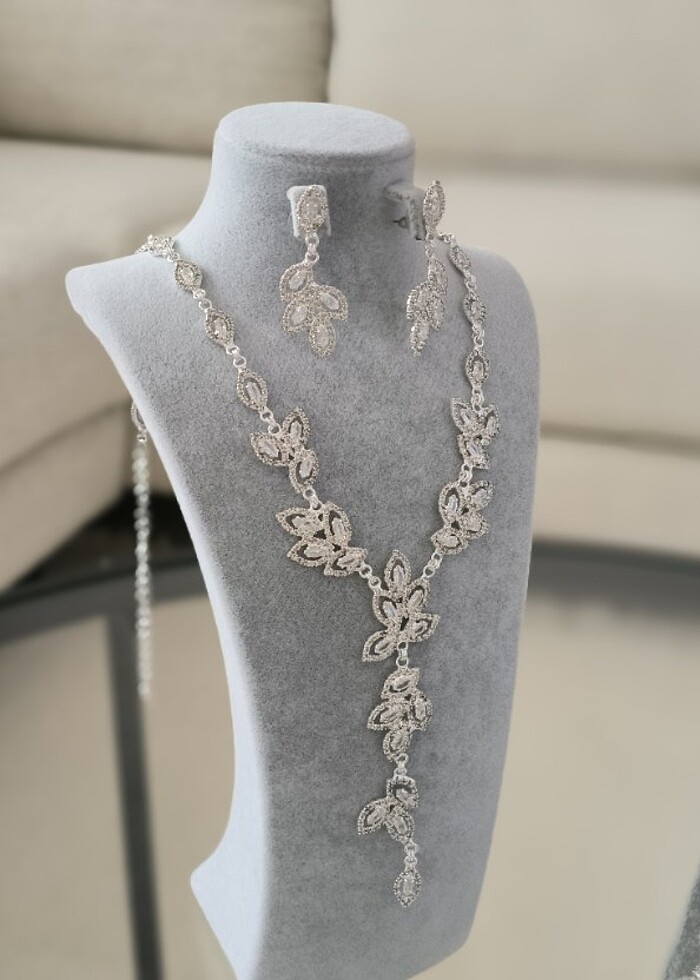 Premium zirkon bridal set  - Görsel 2