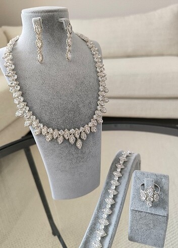 Zircon bridal set - Görsel 9