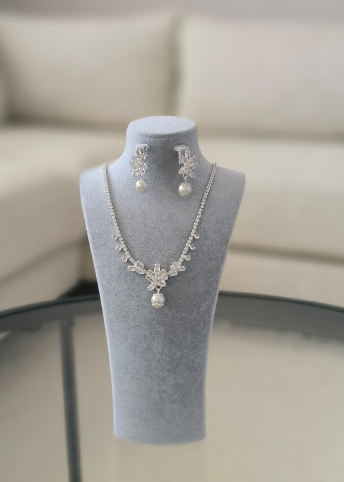 Premium zirkon taşlı gelin seti  - Görsel 2