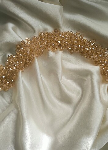 Dore-gold nişan saç aksesuarı  - Görsel 5
