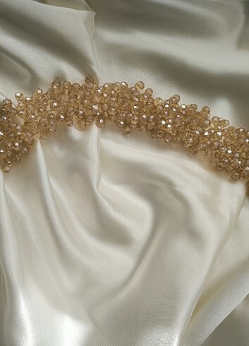 Dore-gold nişan saç aksesuarı  - Görsel 6