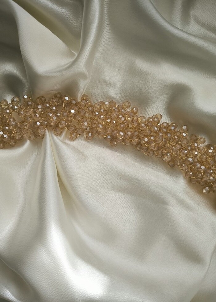 Dore-gold nişan saç aksesuarı  - Görsel 4