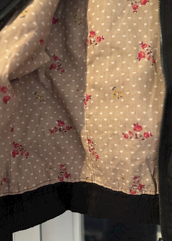 Gri Kadın Midi Ceket, Kemerli, Salaş Kesim - Görsel 3