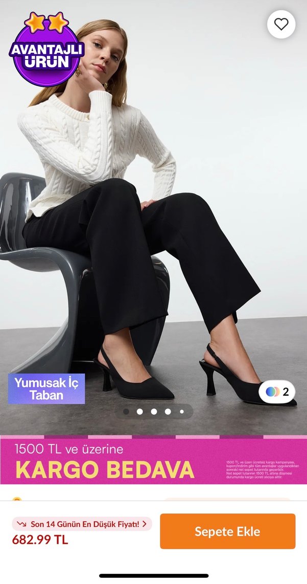 Siyah Stiletto Topuklu Kadın Ofis Ayakkabısı - Görsel 4