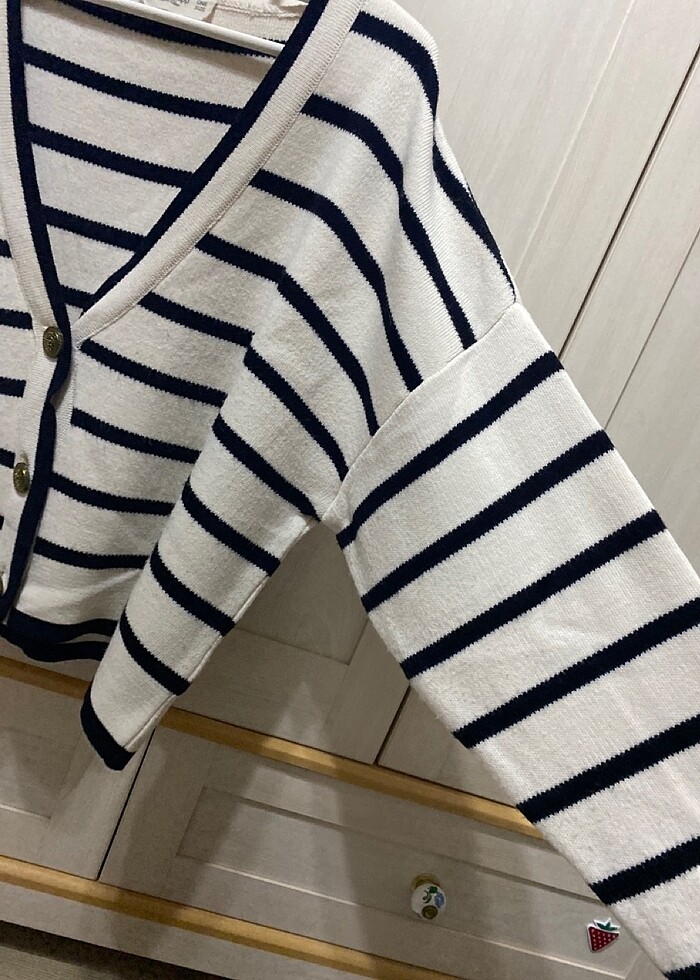 Çizgili hırka - Görsel 3