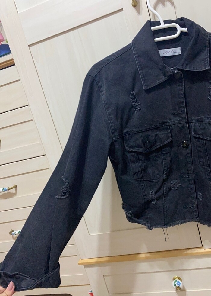 Siyah kot ceket - Görsel 2