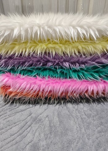 Renkli Peluş kırlent Kılıfları - Görsel 4