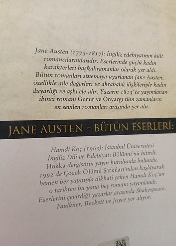 Gurur ve Önyargı - Jane Austen