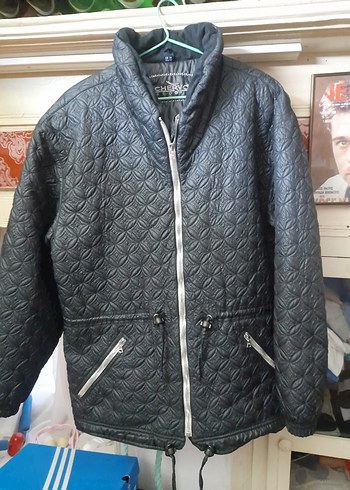 Siyah kapitone ithal Erkek Mont M ,Chervo Usa - Görsel 4