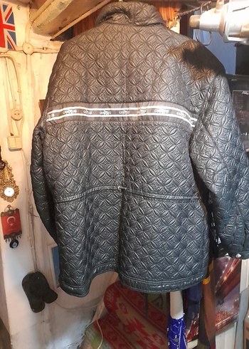 Siyah kapitone ithal Erkek Mont M ,Chervo Usa - Görsel 3