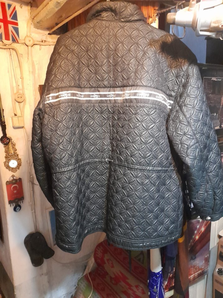 Siyah kapitone ithal Erkek Mont M ,Chervo Usa - Görsel 3