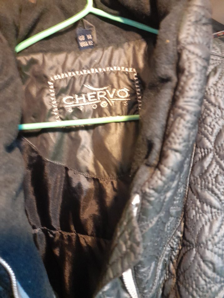 Siyah kapitone ithal Erkek Mont M ,Chervo Usa - Görsel 2