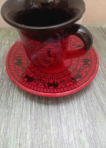 Tasarımcı Desenli Seramik Fincan,koleksiyonerler için