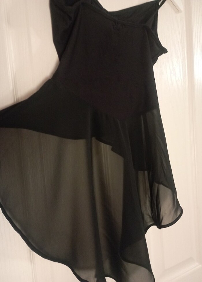 Abiye üst bluz kuyruklu S beden - Görsel 3