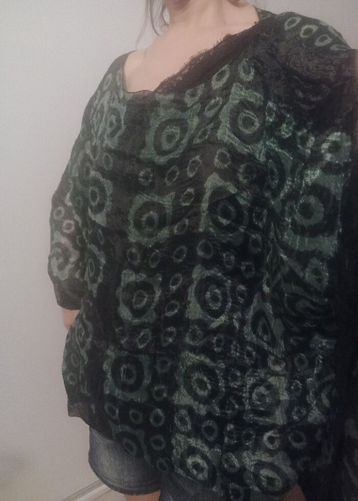 Yemeni kumaşı bluz,M-L - Görsel 3