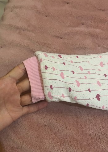 Kız Bebek Fermuarlı Pembe Tulum - Görsel 3