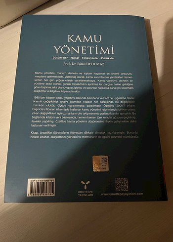 Kamu Yönetimi - Prof. Dr. Bilal Eryılmaz - Görsel 2