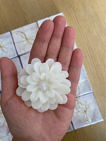 Çiçek mum - Görsel 2