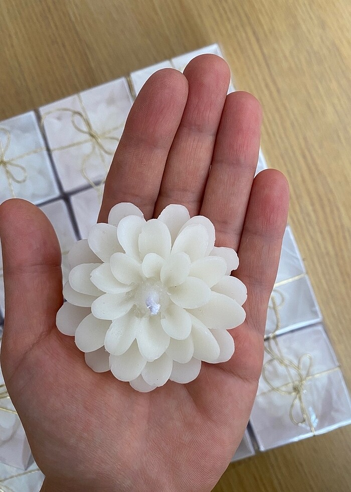 Çiçek mum - Görsel 2