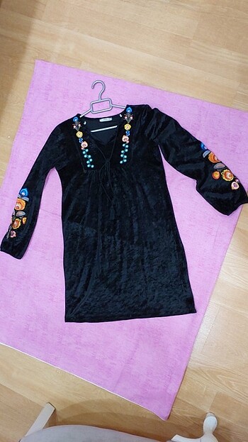Süet tunik elbise 