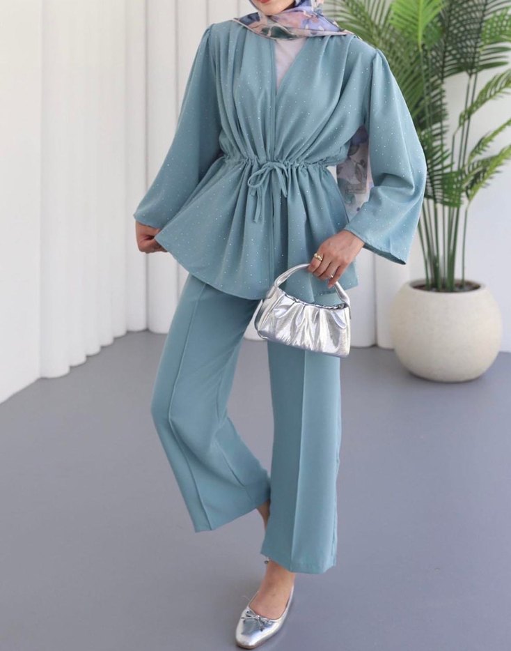 Belden Büzgülü İkili Takım - Görsel 4