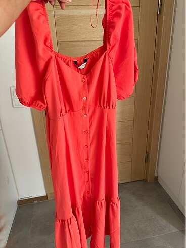 Turuncu elbise - Görsel 2