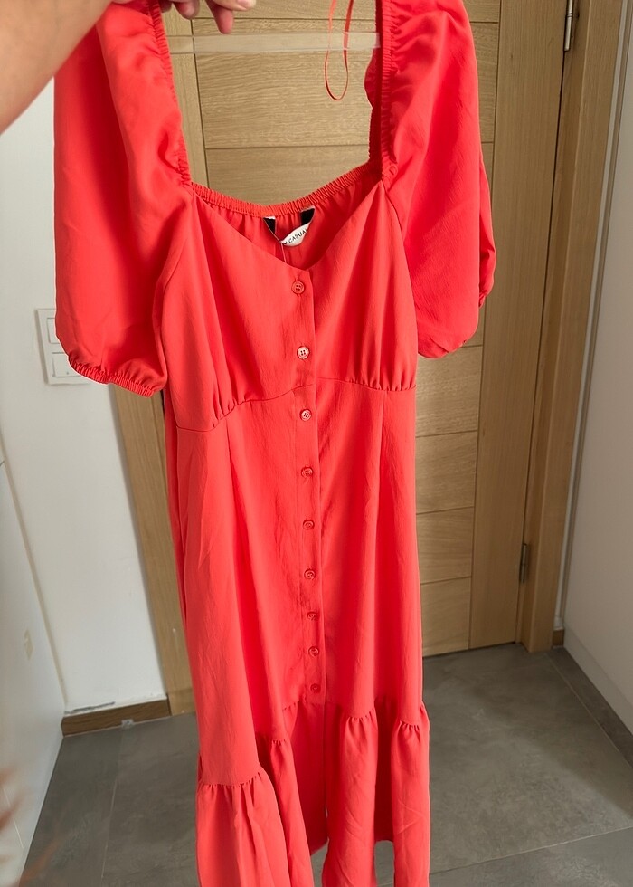 Turuncu elbise - Görsel 2