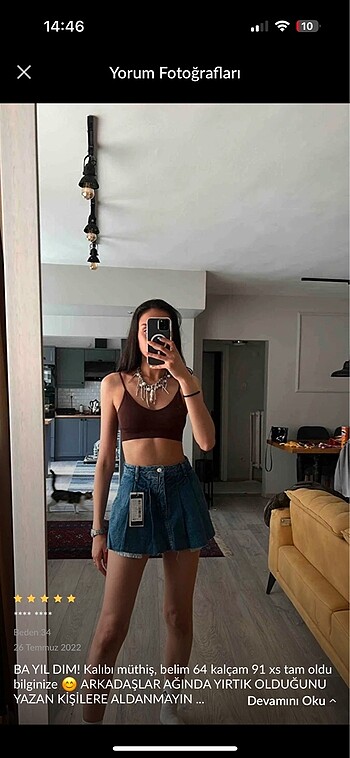 Trendyol & Milla Sort etek