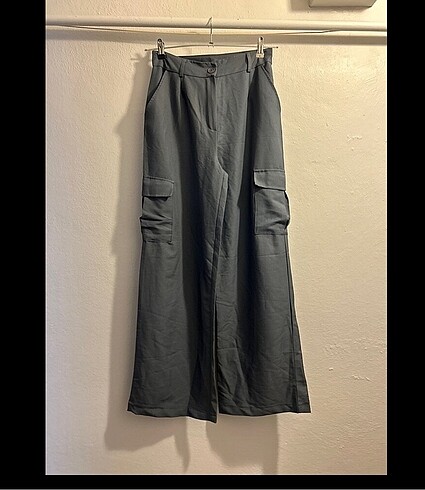 Gri kargo pantolon