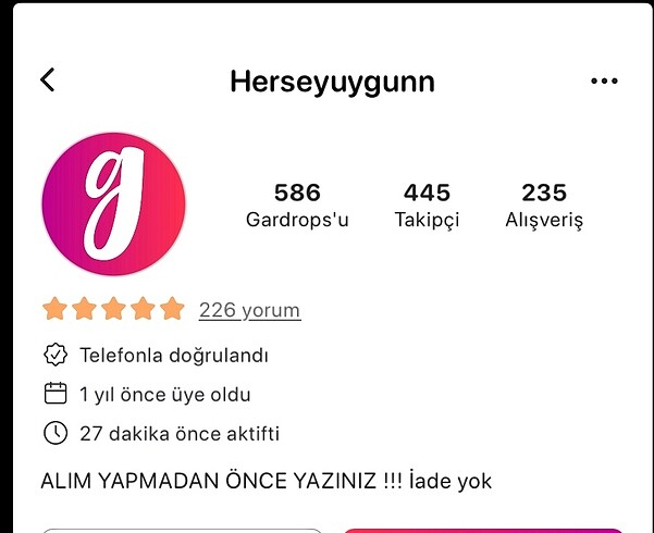 Diğer Herseyuygunn adlı Dolandırıcı