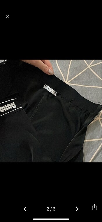Addax Addax wide leg saten pantolon