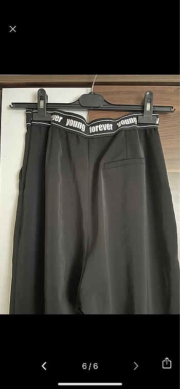 s Beden siyah Renk Addax wide leg saten pantolon