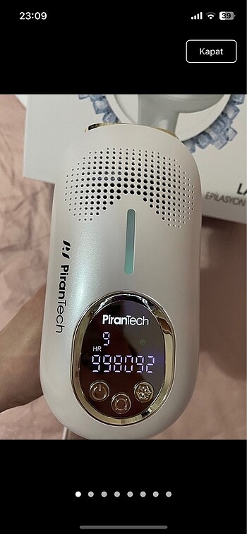 Pirantech lazer epilasyon aleti