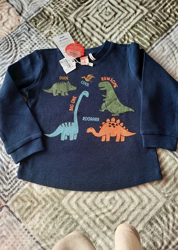 Erkek Çocuk Desenli  Sweatshirt Eşofman üstü - Görsel 5