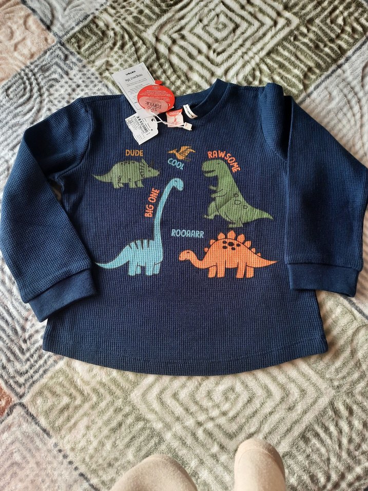 Erkek Çocuk Desenli  Sweatshirt Eşofman üstü - Görsel 5