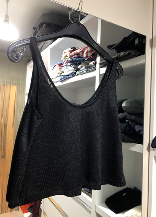 Siyah croptop