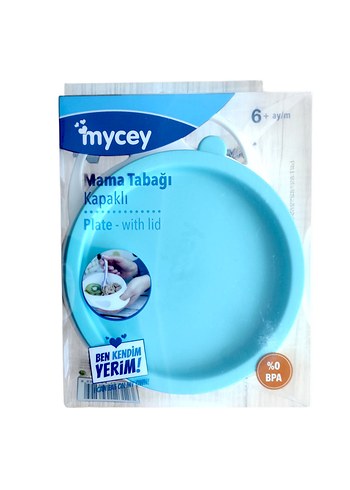 Mycey Kapaklı Mama Tabağı - Yeşil