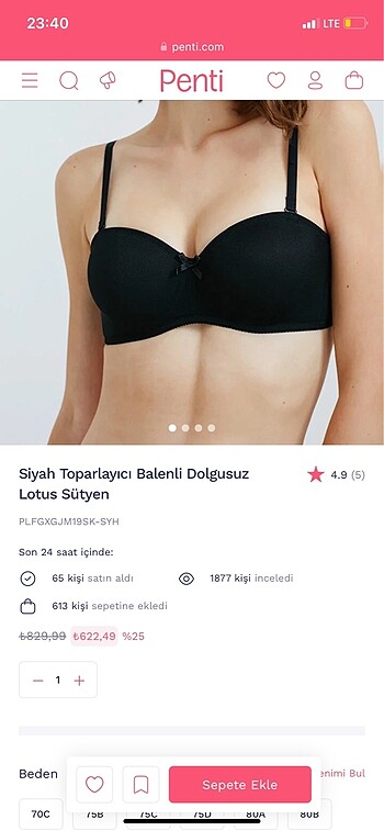Penti Penti sütyen