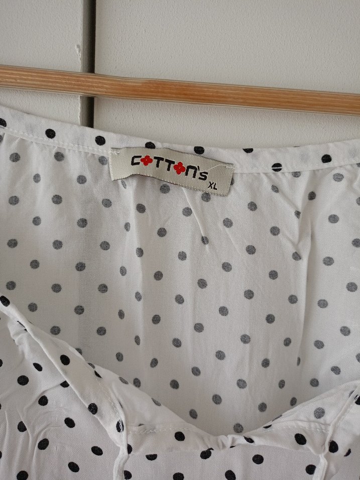 Puantiye Desenli plaj elbisesi - Görsel 4