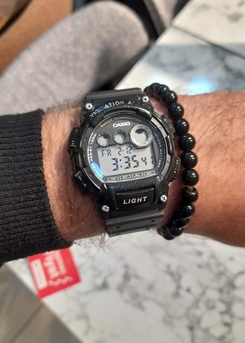 Orijinal Casio w 735h modeli saat(titreşimli) modeli - Görsel 4