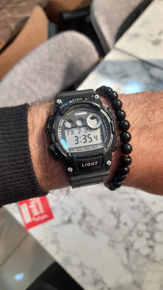 Orijinal Casio w 735h modeli saat(titreşimli) modeli - Görsel 4