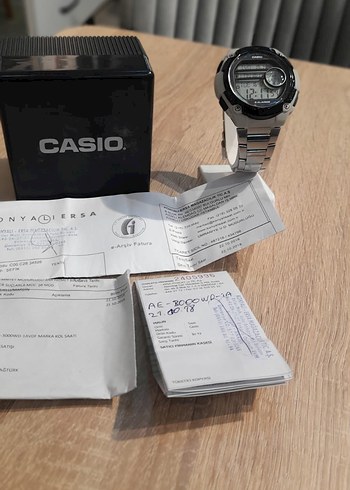 orijinal Casio ae3000wb modeli (Nadir bir model) - Görsel 4