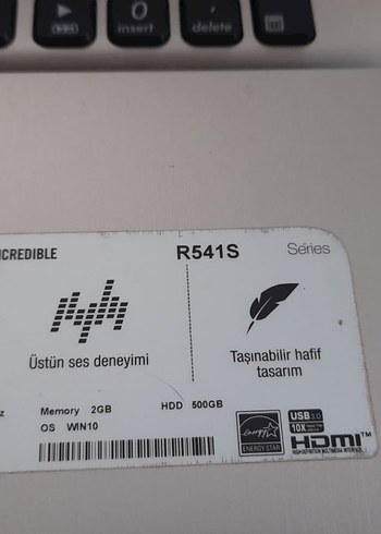 Camel Renkli Asus Dizüstü Bilgisayar Windows 10 - Görsel 7