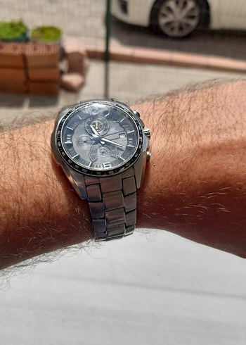 orijinal Casio Edifice efr 528r8 modeli saat - Görsel 2