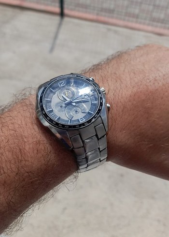 orijinal Casio Edifice efr 528r8 modeli saat - Görsel 6
