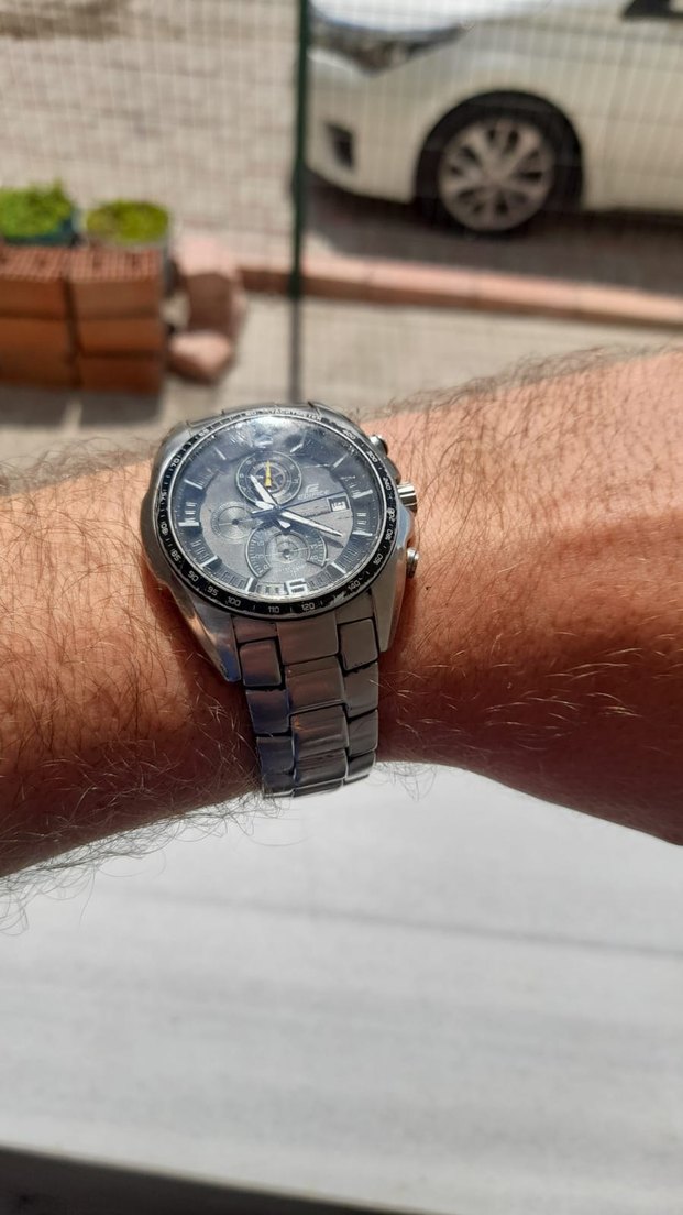 orijinal Casio Edifice efr 528r8 modeli saat - Görsel 2